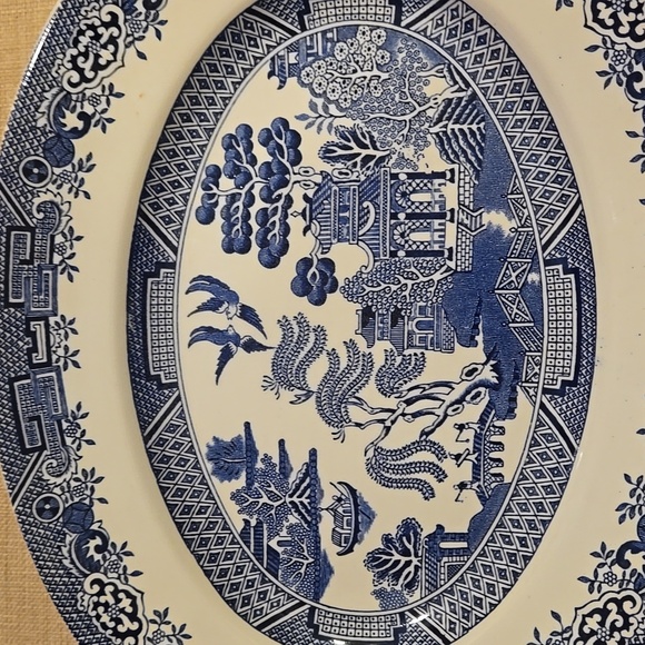 Blue Willow Platter - Picture 6 of 12